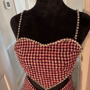 2 piece tweed set size small